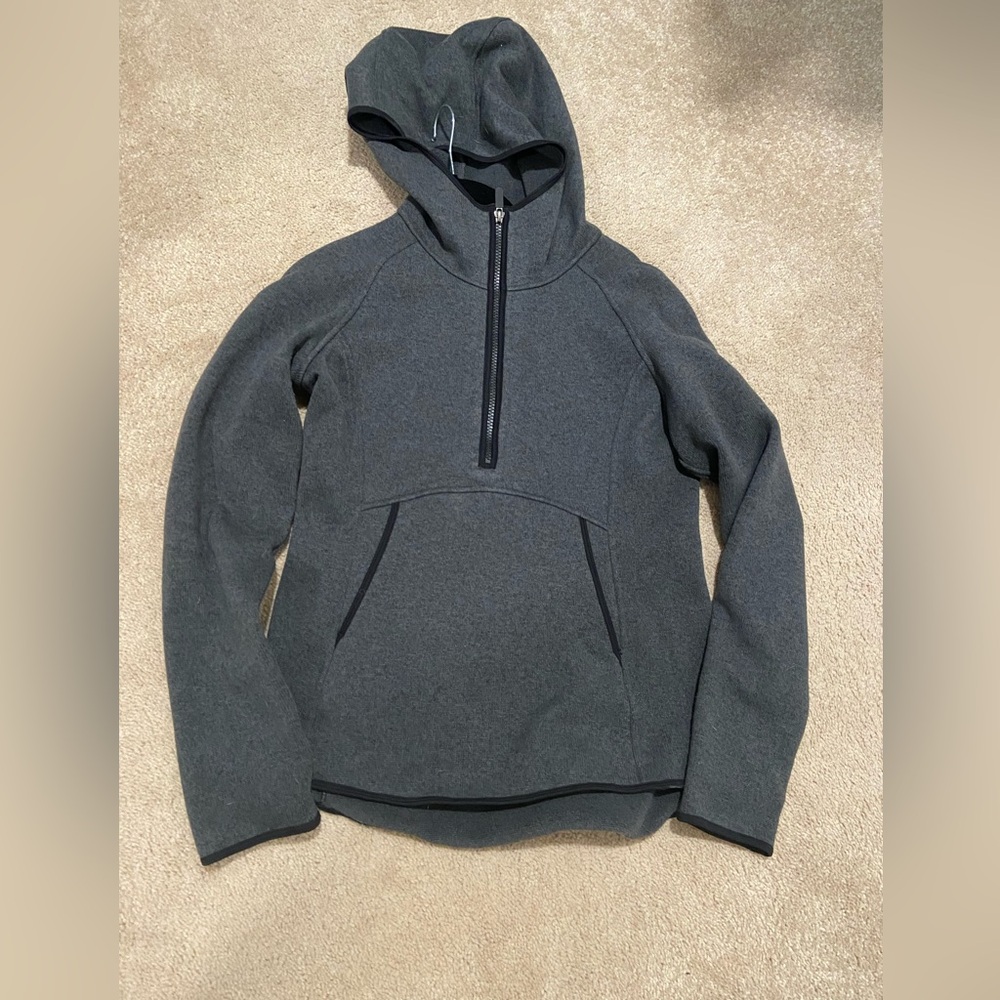 lululemon athletica Dark Gray Half-Zip Hoodie